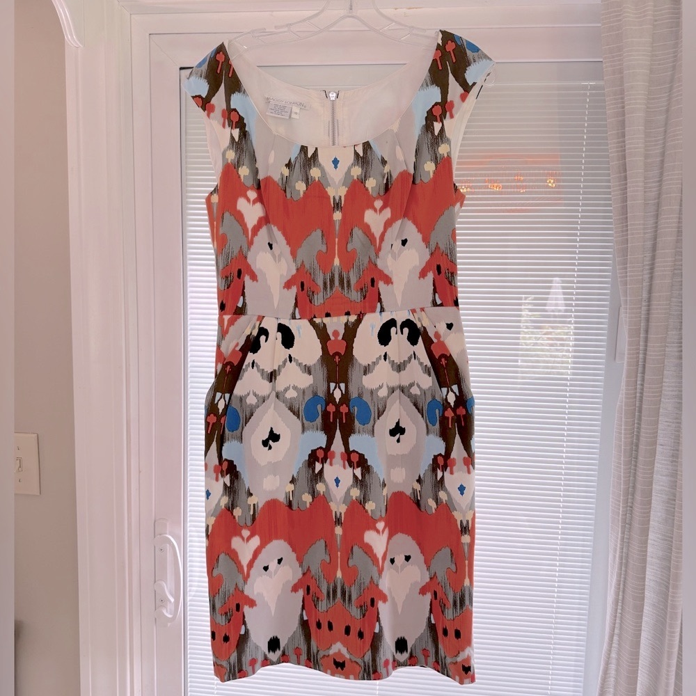 Maggy London ikat print dress